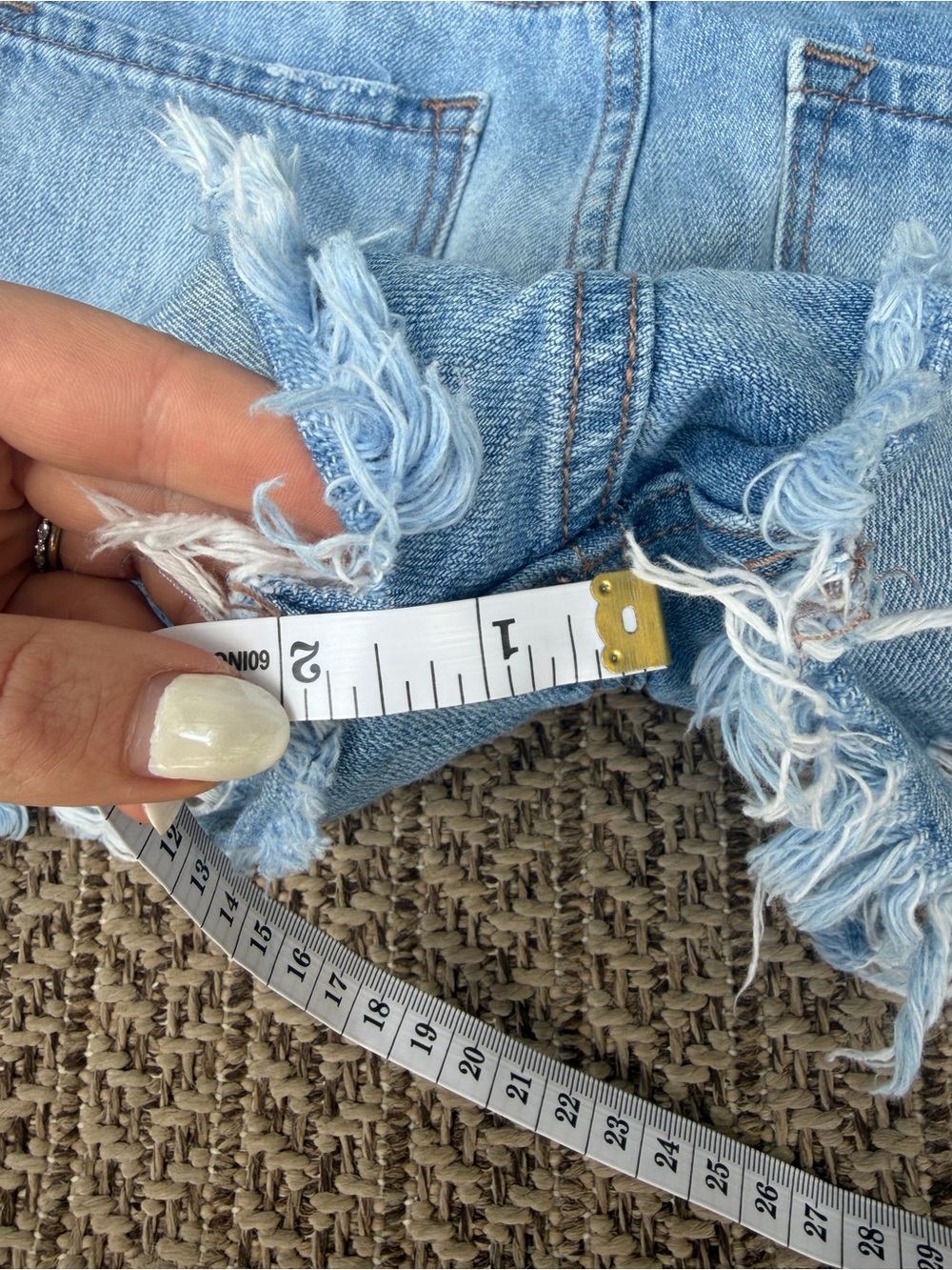 Kancan Denim High-Waist Shorts - Picture 5 of 6